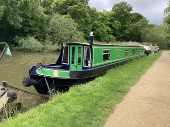 55ft cruiser with leisure mooring in Oxfordshire