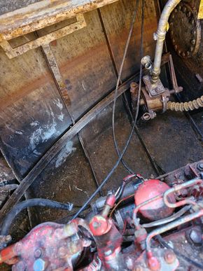 Engine and hull interior 