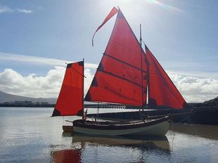 Trad. 15' wood epoxy sailing dinghy