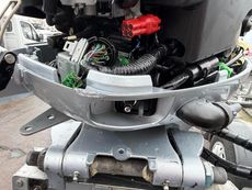 NEW HONDA BF50LRTU OUTBOARD ENGINE. SOME DAMAGE