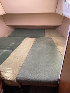 aft cabin double bed