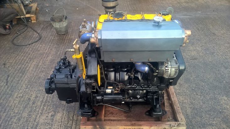 JCB Mermaid J444 Marine Diesel Engine Breaking For Spares