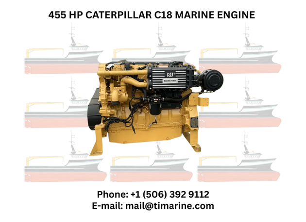 455 HP Caterpillar C18 Marine Engine