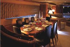 Sunseeker 82 Yacht Dining Area