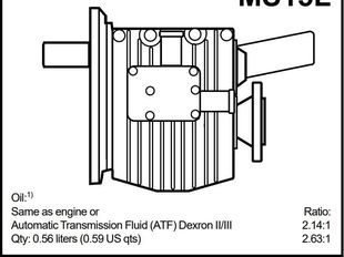 NEW Volvo Penta MS15L 2.63 Marine Gearbox