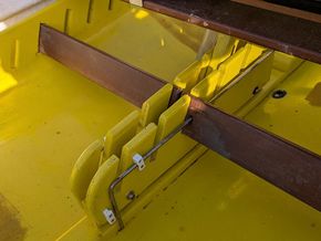 Adjustable foot rests to all crew positions