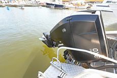Brand new Alucat W35 workboat, OXE300 diesel outboard engines