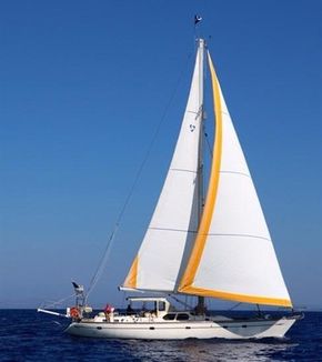 Yacht sailing