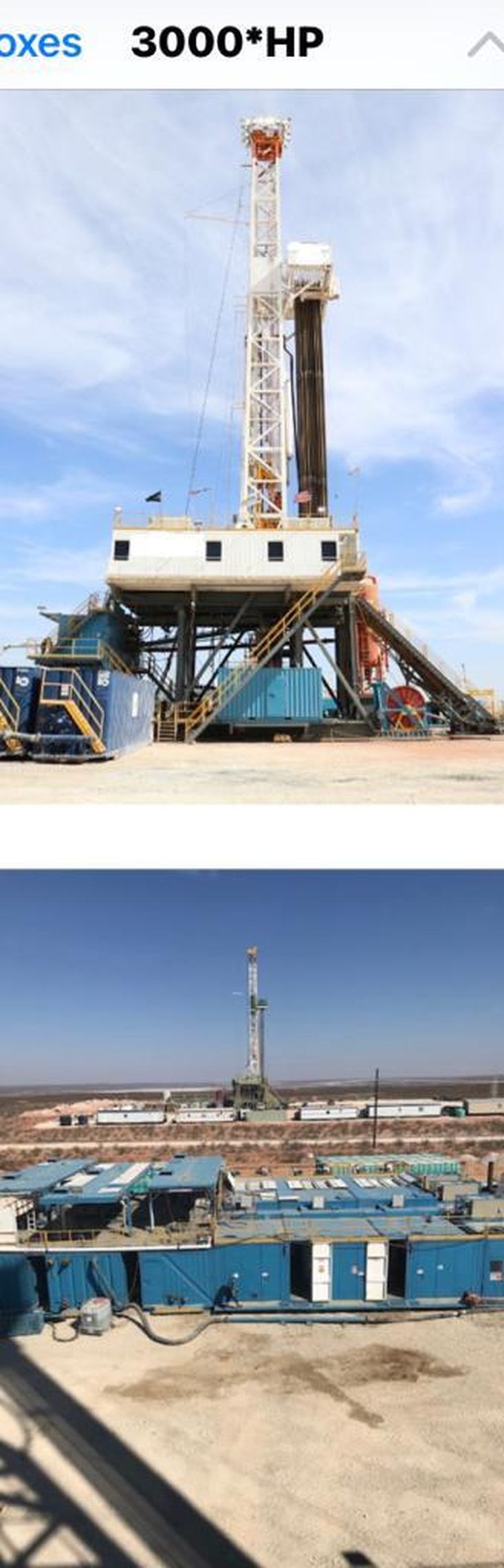3,000 hp Triple Mast Pad Land Drilling Rig - Available for Sale