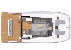 Manufacturer Provided Image: Manufacturer Provided Image: Manufacturer Provided Image: Fountaine Pajot MY 44 Deck Layout Plan