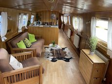 60x10 Widebeam Narrowboat liveaboard houseboat