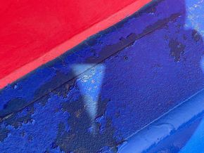 Narrowboat 58ft Cruiser Stern  - Hull Close Up