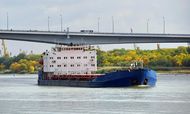 Volzhskiy type sea-river shallow drafted dry cargo vessel for s