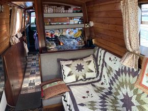 Seating converts to double bed