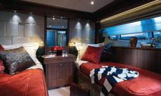 30 Metre Yacht - Starboard twin guest cabin