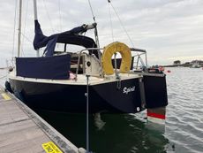 Boat viewed from stern