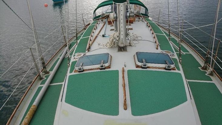 "REIVER" MYLNE designed 35' steel cruising yacht, lovely. £24500