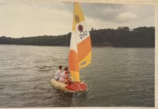 Tinker Tramp inflatable sailing dinghy