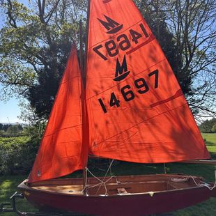 1968 Mirror Dinghy sail number 14697