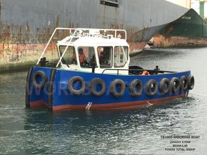 9.90 meter mooring boat with powerfull engines