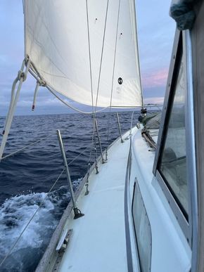 Under way - Port Side