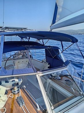Sailing off the coast of Provence