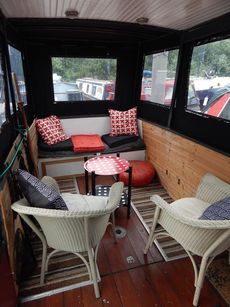 Circa 1930s Dutch Flower Barge