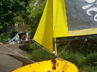 Laser Pico with launch and road trailer.