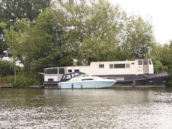 Wide Beam Double Storey Barge  houseboat plus Bonus 28Ft Cruiser