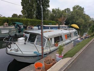 Lemace De Mer 37ft broads cruiser at Roydon Marina