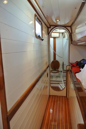 Passage to aft cabin and berth