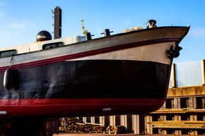 Hull under water