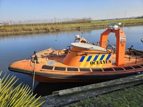 Oceanwide Seaworthy GRP Offshore RIB Workboat twin inboard diesel water-jet for sale