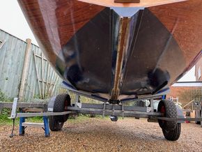 Epoxy painted beneath waterline