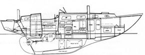 Nicholson 38 Internal Layout