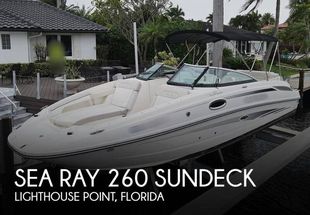 2012 Sea Ray 260 Sundeck