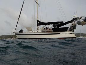 PAGE ONE anchored in Le Marin, Martinique