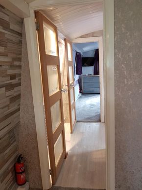 saloon to shower room to bedroom