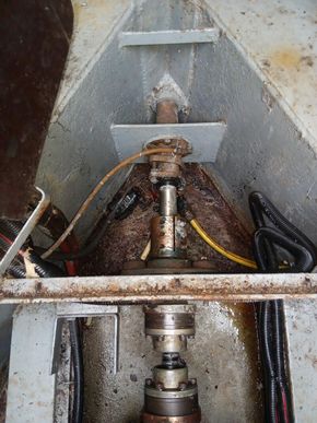 Shaft and bilge pump area