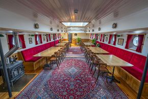 Downstairs dining area