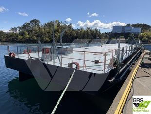 SHALLOW DRAFT WORKBARGE with OIL RECOVERY TANK CAPACITY 30m / 10m Pontoon / Barge for Sale / #1134760