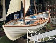 15ft GRP Double ender Skerry, Gaff, sail, row motor. 