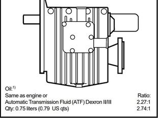 NEW Volvo Penta MS25L 2.74 Marine Gearbox