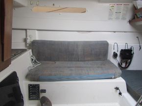 Battery compartment and galley