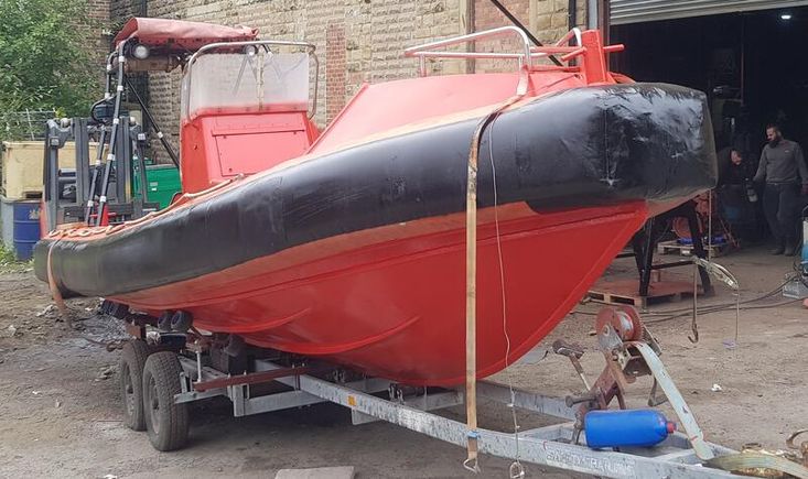 Aluminium rib 6 metre