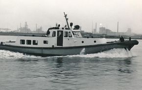 Varend Woonschip ex RWS vlet 14.78