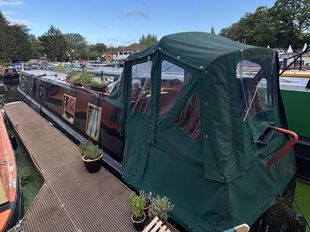 50ft narrowboat with desirable mooring