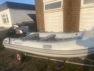 Highfield Rib with Mercury 15hp outboard
