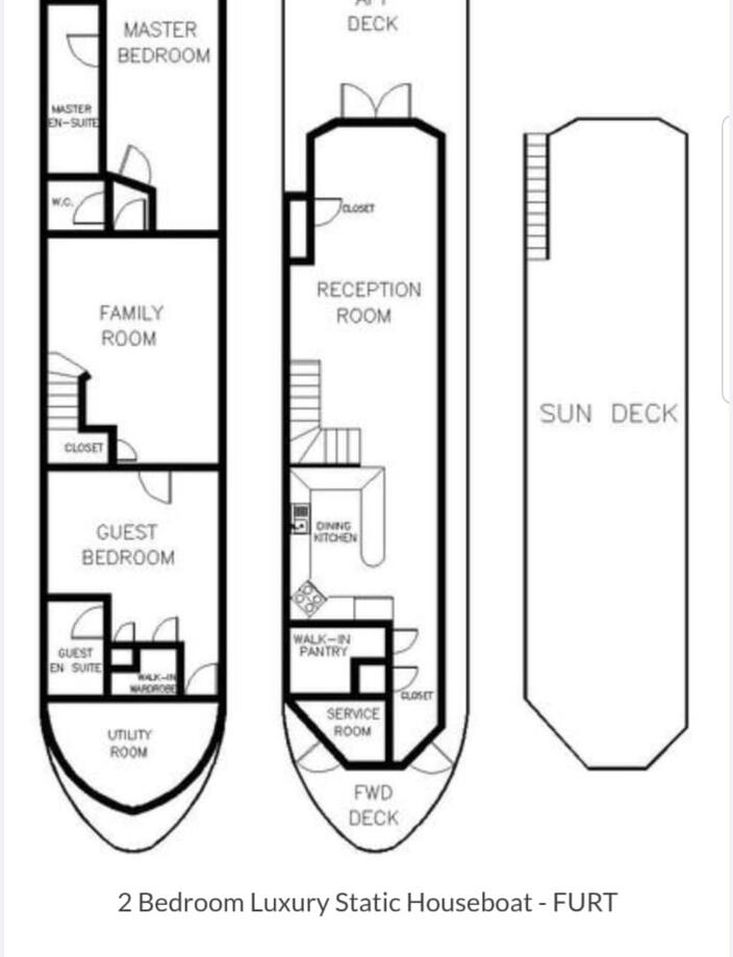 24 Metre Static Houseboat