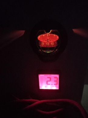contest sailboat compass leds